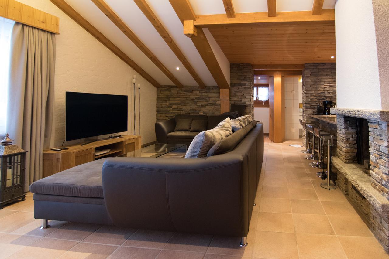 Sonnhuesli Dachwohnung Saas-Fee Bagian luar foto